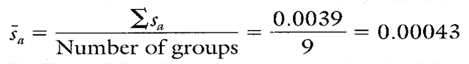 group target Xbar s formula standard deviation