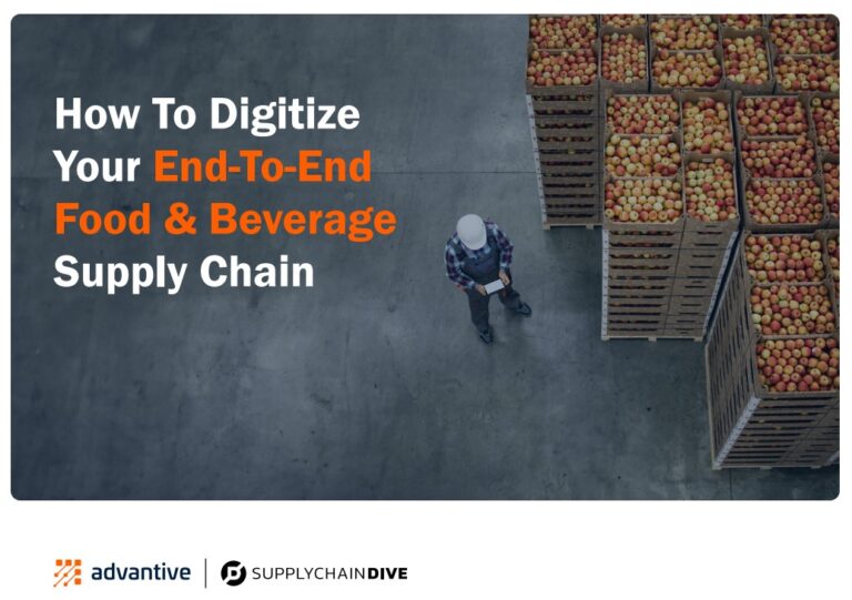 How To Digitize Your End-To-End Food & Beverage Supply Chain