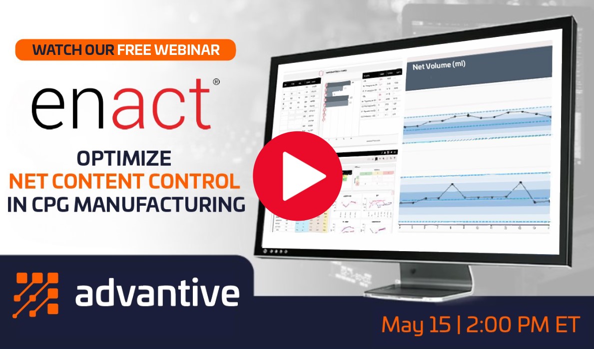 ​​​​​Optimize Net Content Control in Consumer-Packaged Goods Manufacturing